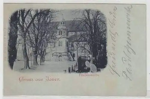 58083 Ak Gruss aus Jauer Friedenskirche 1899