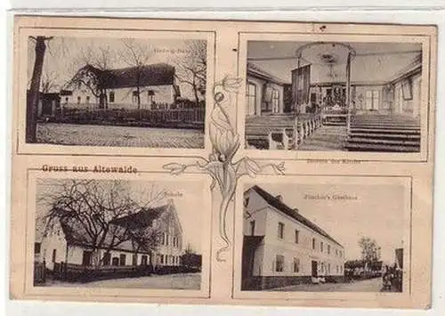 58610 Mehrbild Ak Gruß aus Altewalde Gasthaus usw. 1914