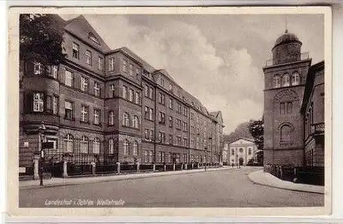 59819 Ak Landeshut in Schlesien Wallstrasse 1935