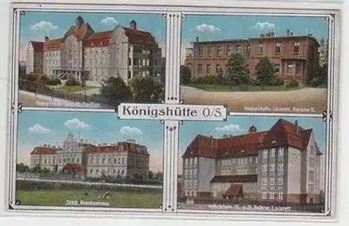 55725 Mehrbild Ak Königshütte in Oberschlesien um 1910