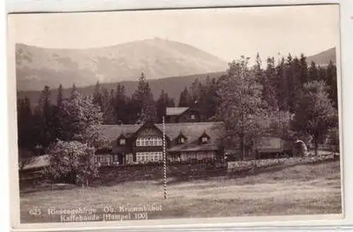 55674 Ak Ob. Krummhübel im Riesengebirge Kaffeebaude um 1940