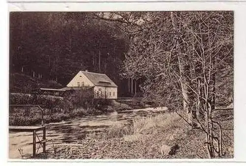 53025 Ak Hagenmühle im Queistal bei Marklissa in Schlesien um 1920