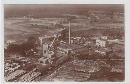 49953 Ak Ober Leschen Schlesien Papierfabrik um 1930