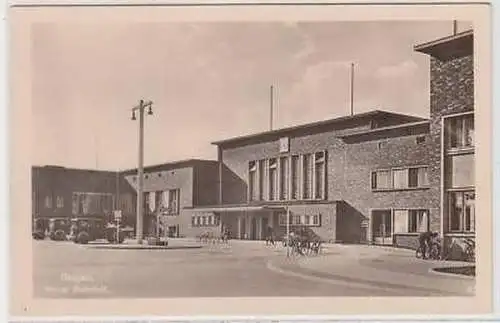 44401 Ak Glogau neuer Bahnhof um 1940