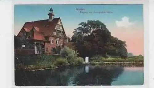 38245 Ak Breslau Eingang zum zoologischen Garten 1914