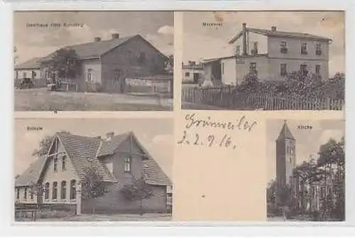 42458 Mehrbild Ak Grünweiler Gasthaus 1916