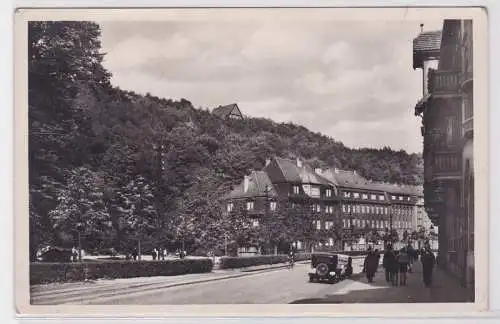 32217 Ak Waldenburg Schlesien Schillerhöhe mit Schillerbaude um 1940