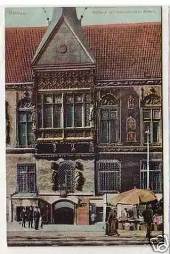 35091 Ak Breslau Rathaus mit Schweidnitzer Keller 1910