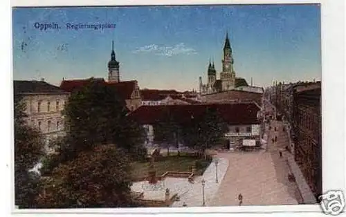 32893 Ak Oppeln Regierungsplatz 1917