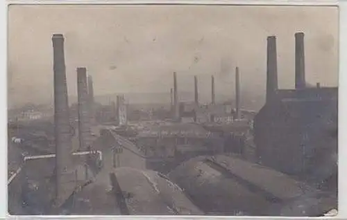 28500 Foto Ak Oberschlesien Fabrikanlage um 1920