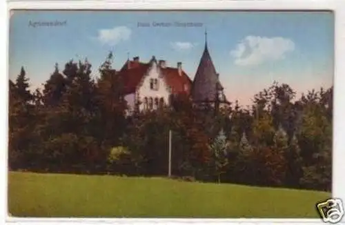 30327 Ak Agnetendorf Haus Gerhart Hauptmann um 1910