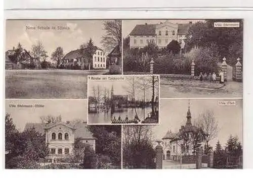 28808 Mehrbild Ak Tiefenfurt Schule und Villen um 1910