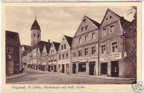 29418 Ak Freystadt Niederschlesien Kirchstraße um 1940