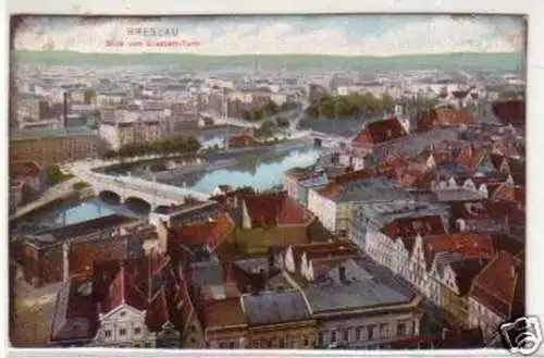 30212 Ak Breslau Blick vom Elisabeth Turm um 1910