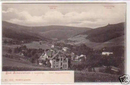 31297 Ak Bad Schwarzbach Hotel Bergschlösschen um 1910