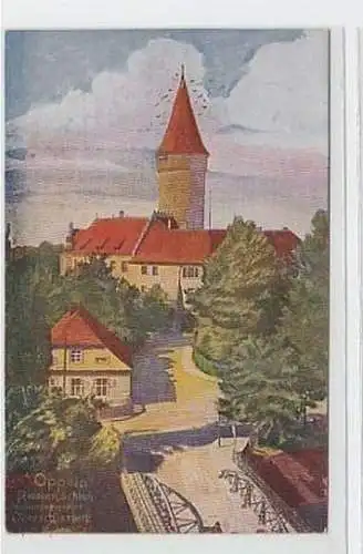 27163 Ak Oppeln Piasten Schloß Oberschlesien um 1925