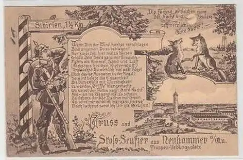 17577 Ak Neuhammer am Queis Truppenübungsplatz 1915