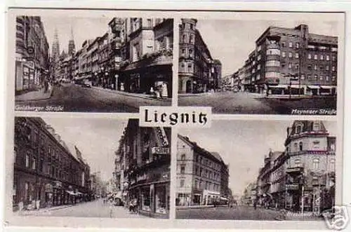 18035 Mehrbild Ak Liegnitz Strassenansichten um 1940