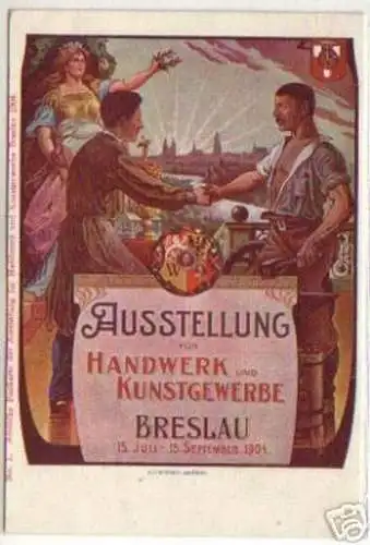 10353 Ak Ausstellung für Handwerk in Breslau 1904