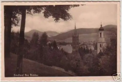 13894 Ak Friedland im Bezirk Breslau 1943