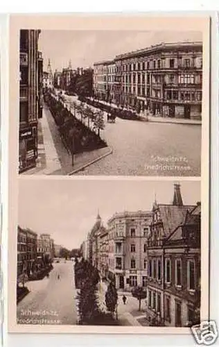 08075 Mehrbild Ak Schweidnitz Friedrichstrasse um 1930