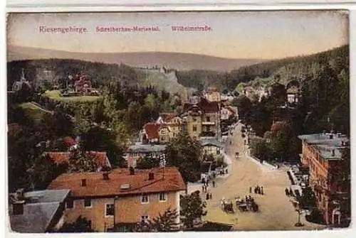 08946 Ak Schreiberhau Marienthal Wilhelmstraße um 1920