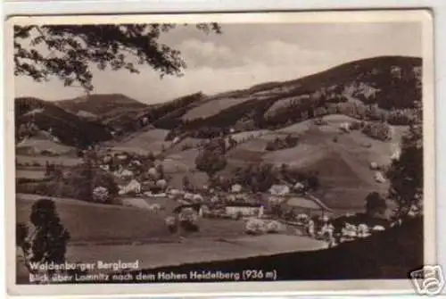 10151 Ak Lomnitz nach dem hohen Heidelberg um 1930