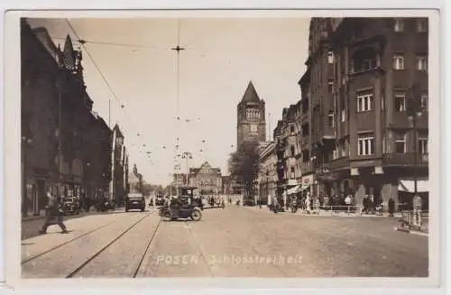 37332 Foto Ak Posen Poznan - Schlossfreiheit um 1920