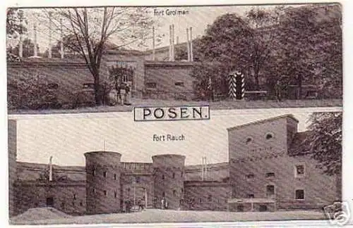 17855 Mehrbild Ak Fort Grolman und Fort Rauch um 1920