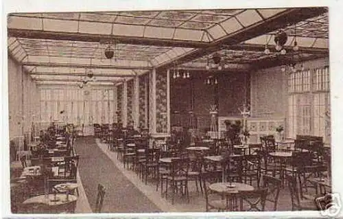 04070 Ak Wintergarten Kaffeehaus Neusser Posen 1917