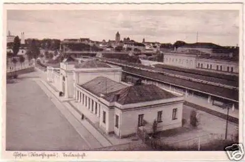25401 Ak Posen (Warthegau) Bahnhof Teilansicht um 1940