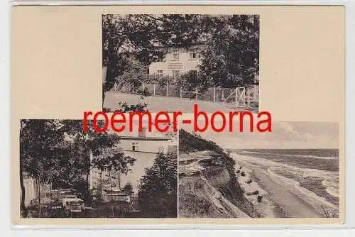 82909 Mehrbild Ak Ostseebad Neu Schleffin Pension 'Meeresrauschen' 1936