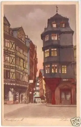 25119 Ak Frankfurt am Main Luther Eck um 1920