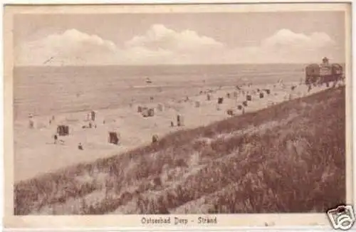 19134 Ak Ostseebad Deep bei Stettin Strand 1928