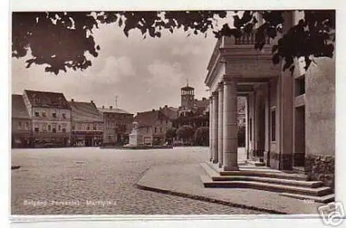 10243 Ak Belgard Pommern Marktplatz um 1920