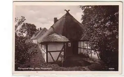 02664 Ak Ostseebad Deep altes Fischerhaus um 1940