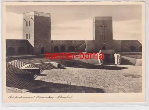 84865 Foto Ak Hohenstein (Olsztynek) Ostpreussen Tannenberg-Ehrenhof um 1940