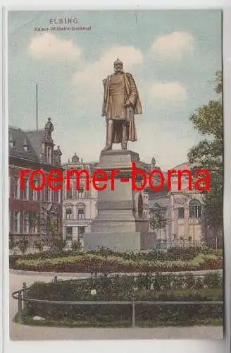 74690 Ak Elbing Elblag in Ostpreussen Kaiser Wilhelm Denkmal 1907