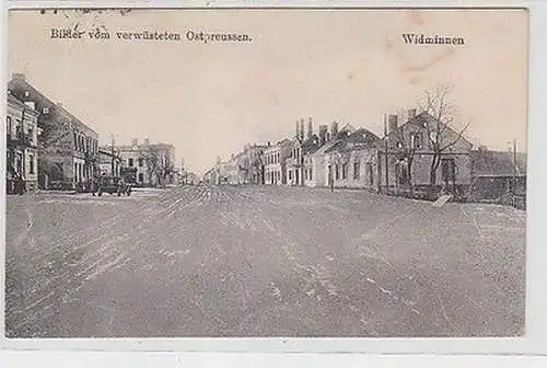 64730 Ak Widminnen Bilder vom verwüsteten Ostpreussen 1917