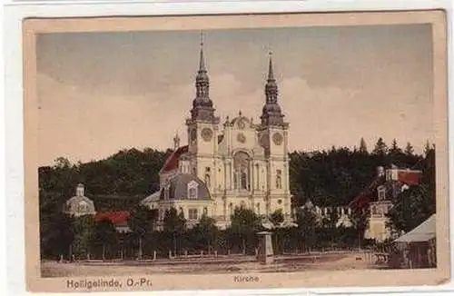 53853 Ak Heiligelinde Ostpreussen Kirche um 1915