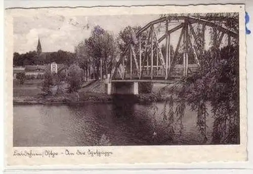 54730 Ak Lasdehnen Ostpreussen an der Szeschuppe 1938