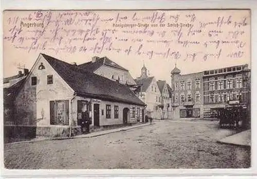 55279 Feldpost Ak Angerburg Königsberger Strasse 1914