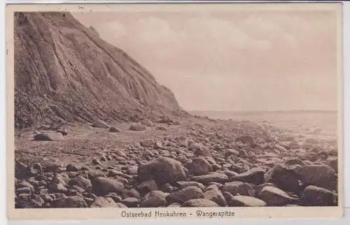 47725 AK Ostseebad Neukuhren Wangerspitze Steinstrand - Bahnpost Königsberg 1937