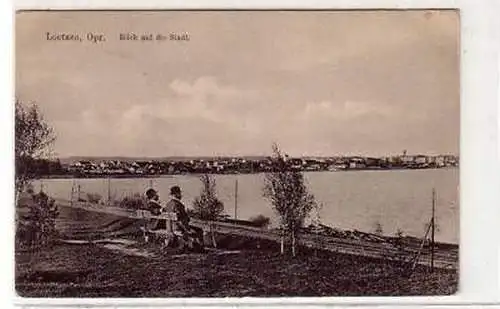 29118 Ak Loetzen Ostpreussen Blick auf die Stadt 1917