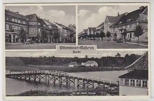 16566 Mehrbild Ak Widminnen Masuren Markt 1937