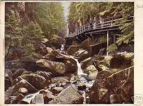 schöne Ak Zackelklamm in Böhmen um 1900