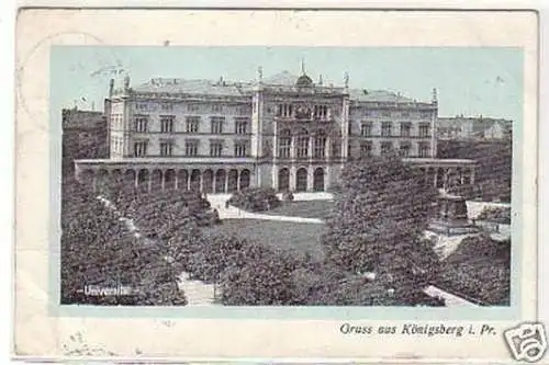 03949 Ak Gruß aus Königsberg in Ostpreußen Universität