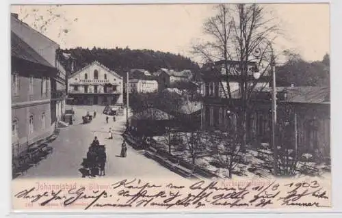 71601 Ak Kurort Johannisbad in Böhmen Janské Lázne Kurhausrestaurant 1903