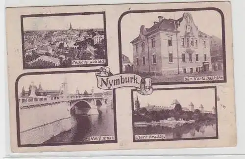 69828 Mehrbild Ak Nymburk Nimburg Ortsansichten 1918