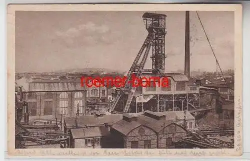 72326 Ak Foto Mährisch Ostrau Tiefbauschacht Mor. Ostrava Jama Hlubina 1929